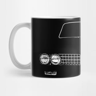 Triumph Dolomite Sprint 1970s British classic car minimalist Mug